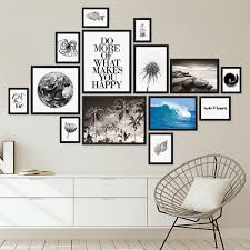 14er Bilderrahmen Set Modern Schwarz Aus Mdf 10x15 Bis 30x40 Cm Bildergalerie Bilderwand In 2020 Bilderrahmen Set Wohnung Dekoration Und Bilderwand Gestalten