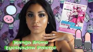 manga anime eye shadow palette review