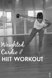 weighted cardio hiit workout