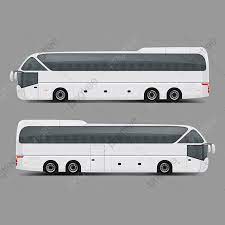 Private Charter Tour Or Coach Bus Realistic Vector Private Charter Chartered Png And Vector With Transparent Background For Free Download Bus Travel And Tourism Tours