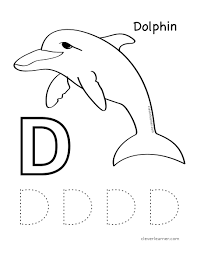 D Is For Dolphin Free Letter Practice Worksheets For Tracing An Coloring Dolphin Preschool Alphabet Worksheets Free Letter D Worksheet Alphabet Worksheets