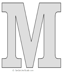 Tall Block Serif Printable Letter Stencils Numbers And Alphabet Free Letter Stencils Letter Stencils Printables Free Printable Letter Stencils