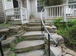 Pin By A Yard A Half Landscaping Co On It S All Down Hill Railings Outdoor Outdoor Stair Railing Outdoor Handrail