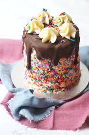 Carvel has a variety of cakes from our famous fudgie the whale® to a 3d racecar cake, birthday sprinkle cake, and even a crazy silly emoji cake. Mini Birthday Cake Vegan Supper In The Suburbs