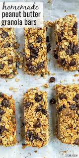 Homemade granola bars i've always wanted to make homemade granola bars.and i finally did. Healthy Peanut Butter Granola Bars With Chocolate Chips 31 Daily