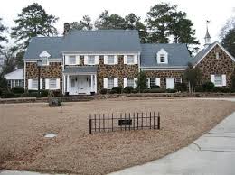 1939 Colonial Haymount Fayetteville North Carolina Stone Houses Colonial House Old Houses