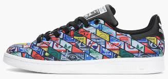 The adidas logo has a simple yet bold appearance that works well with the company's sportswear and equipment. This Adidas Originals Stan Smith Has Adidas Logos For Days Kicksonfire Com