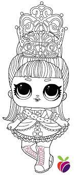 Lol Surprise Hairgoals Series Coloring Page Her Majesty Kids Printable Coloring Pages Cool Coloring Pages Star Coloring Pages