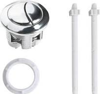 Pulsador Cisterna Roca 1pcs Cisterna WC Universal Pulsadores Plata Cisterna  Roca Doble Descarga Redonda Pulsador Cisterna Universal Accesorios De ...