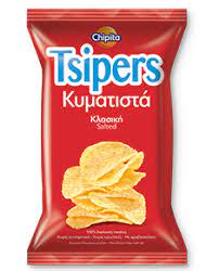 Πατατάκια chipita chips με αλάτι. Chipita Tsipers