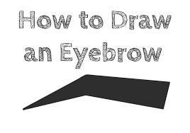 Shade the background of the eyebrow. How To Draw An Eyebrow Step By Step How To Draw Easy
