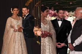 Their spacing out the ceremonies over two days may explain their initial delay in posting of the roka alone, jonas described it to vogue as two very different cultures and religious backgrounds, and the beauty of it was, there was so much. Priyanka Chopra Nick Jonas Delhi Wedding Reception Couple Poses With Pm Modi