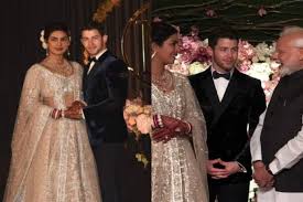 In their rooms (the palace doubles as a hotel). Priyanka Chopra Nick Jonas Delhi Wedding Reception Couple Poses With Pm Modi