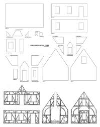 gingerbread house plans by melissagraf on deviantart gingerbread house patterns cardboard house gingerbread house template