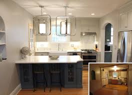 before + after small kitchen remodel