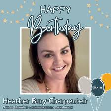 Happy Birthday Heather Bury-Charpentier, the Operations Manager for the  Santee Chamber! Thank you for all that you do for Santee! 🎂🎈  #SanteeChamber #HappyBirthday