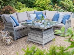 When choosing a garden dining set, consider how it complements the rest of the outdoor area. Chimes Nova Rattan Garden Furniture Specialists Essex Rattan Furniture Basildon