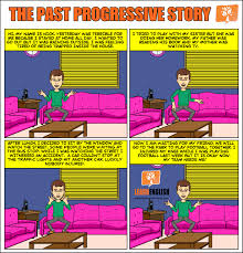 Write A Story Using Past Simple And Past Continuous Learn English With Comics Learn English Simple Past Tense Relative Pronouns