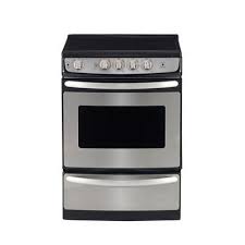 General Electric 3 0 Cu Ft Slide In Standard Clean Electric Range In Stainless Steel The Home Depot C Electric Range Stainless Steel Oven Buying Appliances