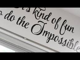 I've been known to paint them with murals and cover them with photos. How To Apply A Cricut Vinyl Wall Decal Youtube