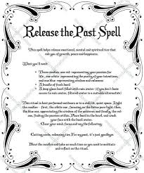 Release The Past Spell Image Witches Dinner Party Digital Clipart Instant Download Halloween Decor Pagan Wiccan Spell Napkins Wiccan Spell Book Witchcraft Spell Books Witch Spell Book