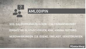 Doktorweigl Erklart Amlodipin Gegen Bluthochdruck