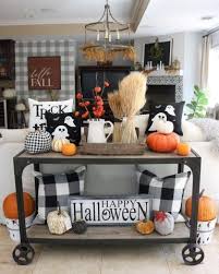 Halloween decorations and crafts diy ideas to make your own scary ghost, ghouls, pumpkins, skeletons and more with these diy tutorials #halloweencrafts #halloweendecorations. 73 Gorgeous Halloween Living Room Decor Ideas Artmyideas Halloween Living Room Halloween Home Decor Halloween Decorations Indoor