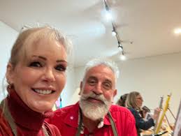 Last night, we did something special and fun and I'd like to share. 💕First  we took a wonderful horse and carriage ride with Steve and Annika (and Red  and Mickey the horses)