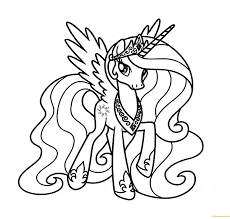 👀watch more pony life episodes: My Little Pony Princess Celestia Coloring Page Novocom Top