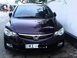 Car Honda Civic Fd1 2007 For Sale Sri Lanka Mint Condition Dark Purple Fully Loaded Version With Paddle Shift Sun Honda Civic Buy And Sell Cars Honda Car