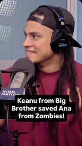 We played a “Dungeons and Dragons” style dice game with @keanureysoto from  Big Brother! Thank goodness he was here to save @anaszabo13 from the  zombies!!!!!!!! , #bigbrother #bb27 #keanu #game