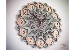 Free Free 191 Layered Mandala Clock Svg SVG PNG EPS DXF File