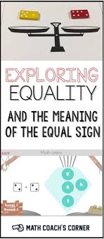 Exploring Equality And Composing Numbers Math Coach S Corner Math Coach 1st Grade Math Games Algebra Activities