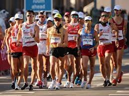 At the olympics, race walking events take place in two categories namely, 20 km walk and 50 km walk. Ebc1m X7fjw0bm