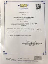 The bill for an act with this short title will usually have been known as a companies bill during its. Eco Spring Green Tech Sdn Bhd Home