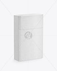 Download Paper Cigarette Pack Mockup In Box Mockups On Yellow Images Object Mockups PSD Mockup Templates