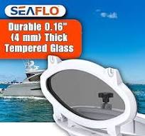 Seaflo Boat Oval Shape Porthole Window With White ABS ...