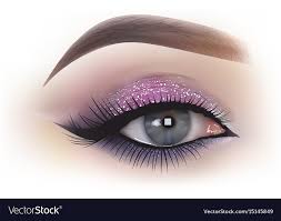 eye makeup royalty free vector image