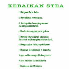 Anda bisa memanfaatkannya untuk membuat. Banyak Kebaikan Teh Hijau Stea Green Tea Original Murah Facebook