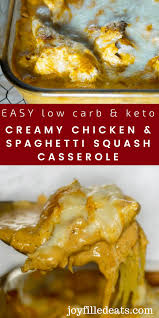 Creamy Tomato Chicken Spaghetti Squash Casserole This Totally Fulfilled My Crav Chicken Spaghetti Squash Spaghetti Squash Casserole Low Carb Recipes Dessert
