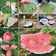 Bird In Bird Bath Video Stone Leaf Bird Bath Diy Easy Youtube Video Instructions With Images Concrete Bird Bath Diy Bird Bath Stone Bird Baths