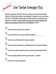 A goosechase edu scavenger hunt can help break the ice, introduce new staff members, and make pd days more engaging. Fillable Online New Teacher Scavenger Hunt Fax Email Print Pdffiller