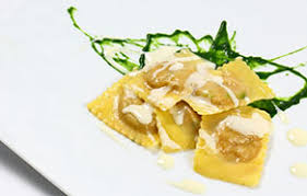Di topinambur * 200 gr. Ravioloni Con Crema Di Topinambur E Pesto