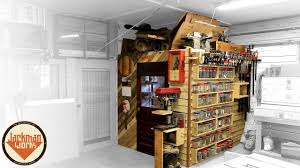 It involves securing a strip of wood with a 45 degree bevel to the wall and then securing an opposing beveled strip on the back of a cabinet or anything you. French Cleat Storage Wall Loft Youtube
