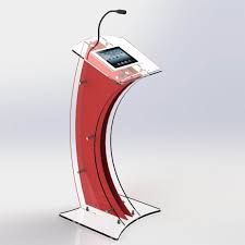 Lectern With Ipad Holder Inox Mobilier De Salon Cnc