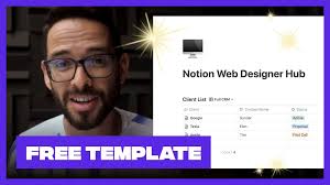 Walkthrough of the Notion Web Designer Hub