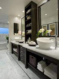 Whether you're going for style, storage or perhaps both, there are tons of bathroom vanity design ideas you can choose from. Top 50 Pinterest Gallery 2014 Luxury Spa Bathroom Modern Master Bathroom Bathroom Inspiration