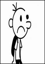 As for each second color, that goes in the colors of the rainbow, starting from yellow. Diary Of A Wimpy Kid Coloring Pages L0