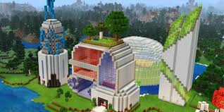 Minecraft circle house in mountain. Minecraft Huge House Ideas For Expert Builders Game Rant