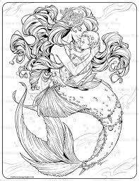 See more ideas about manga mermaid, mermaid coloring, manga coloring book. Mom Mermaid And Baby Mermaid Coloring Pages 113 Coloring Me Concert